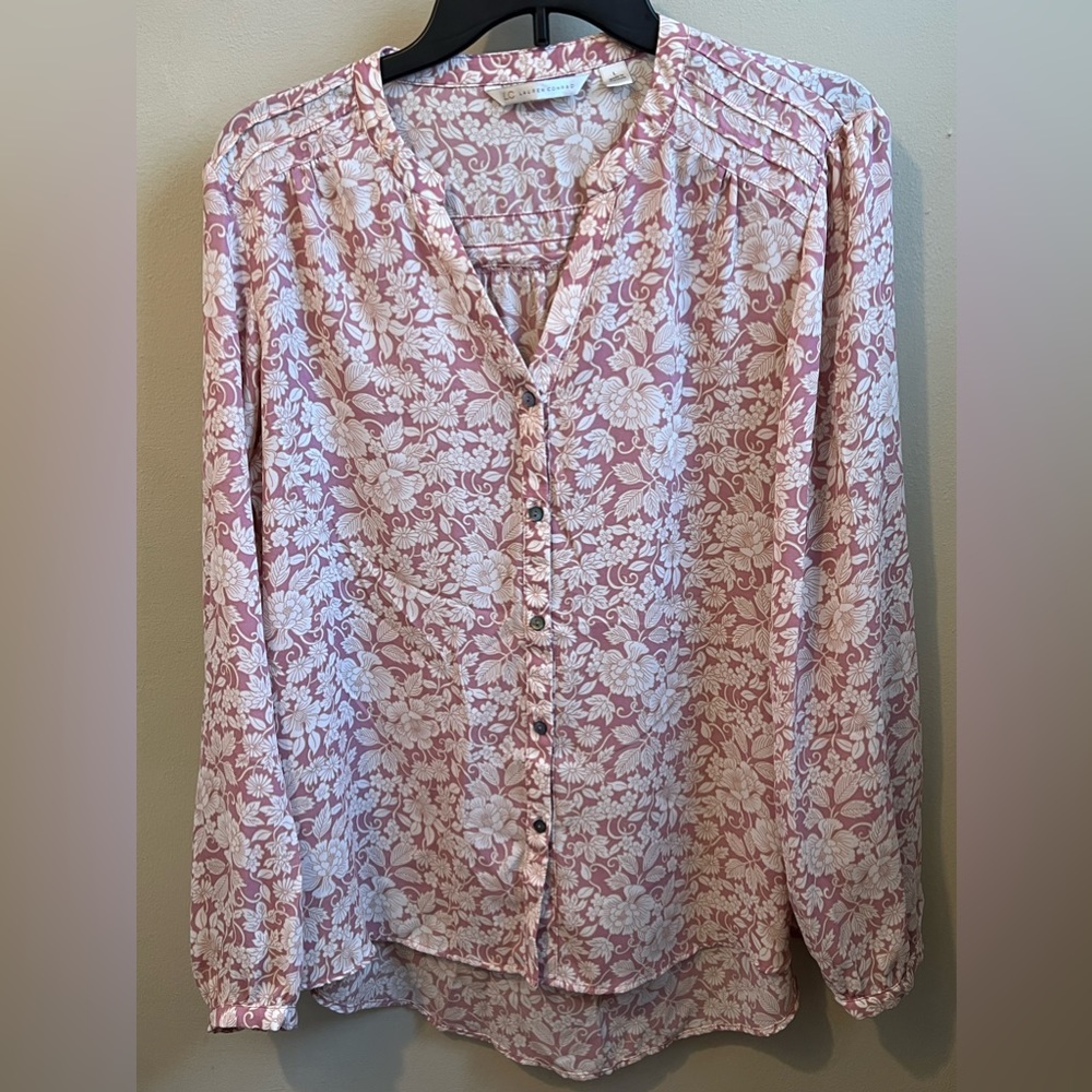 LC floral long sleeve blouse
